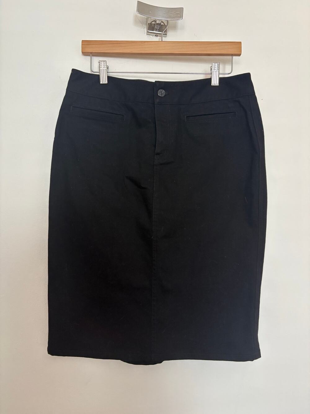 Lauren Jeans Co Ralph Lauren Black Pencil Skirt Size 8 NWT